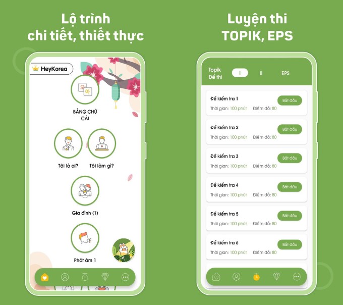 Tính năng nổi bật của HeyKorea