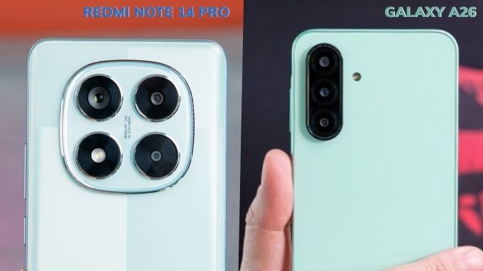 Xiaomi Redmi Note 14 Pro và 007Win nhà cái Galaxy A26 so sánh camera