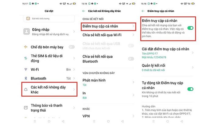 Cách chia sẻ mạng 4G trên 007win.com nền tảng chơi game sòng bạc trực tuyến đáng tin cậy nhất Android khác