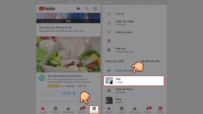 Bước 1 cách chỉnh sửa danh sách phát trên Youtube bằng 007win.com nền tảng chơi game sòng bạc trực tuyến đáng tin cậy nhất