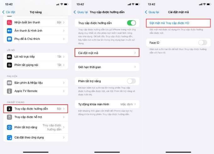 Cách đặt mật khẩu ứng dụng trên iPhone bằng Trợ năng
