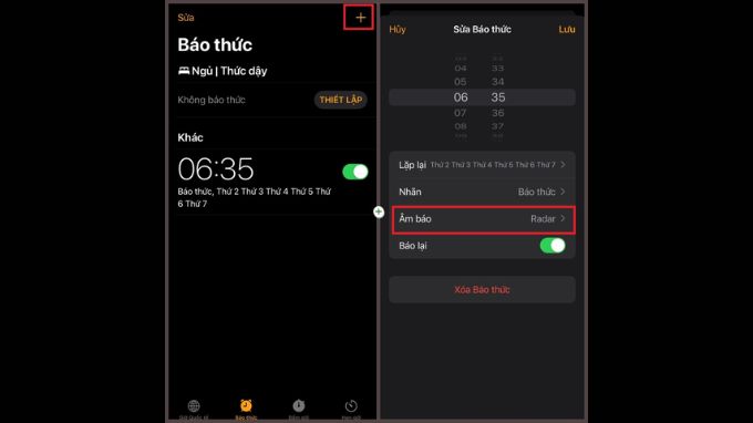 Cách đổi âm thanh rung của báo thức trên iPhone
