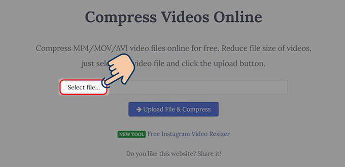 Sử dụng Youcompress để giảm 007Win.com Số #1 Tặng 77K video