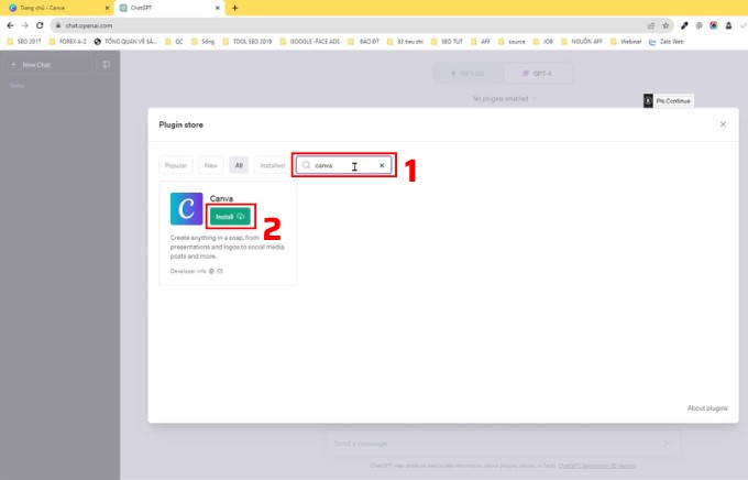 Cách tích hợp Canva Plugin trên ChatGPT
