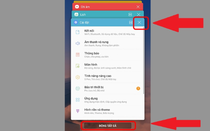 Tắt các ứng dụng chạy ngầm là cách khắc phục lỗi bàn phím 007Win nhà cái