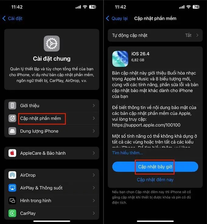 Khắc phục lỗi App 007Win hỗ trợ đa dạng nền tảng iPhone bị vàng bằng cách cập nhật phần mềm