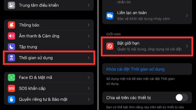 Đối với ứng dụng từ App Store