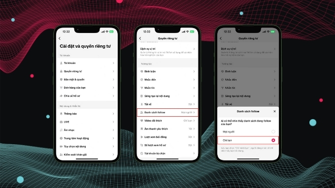 Cách ẩn danh sách follow trên Tik Tok vô cùng đơn giản