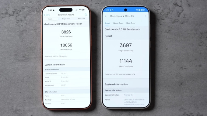 So sánh Galaxy S26 Ultra và iPhone 17 Pro Max về hiệu năng