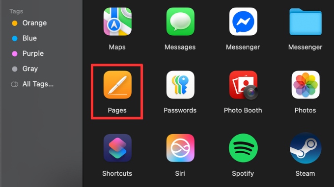 Cách tạo tài liệu trong Pages