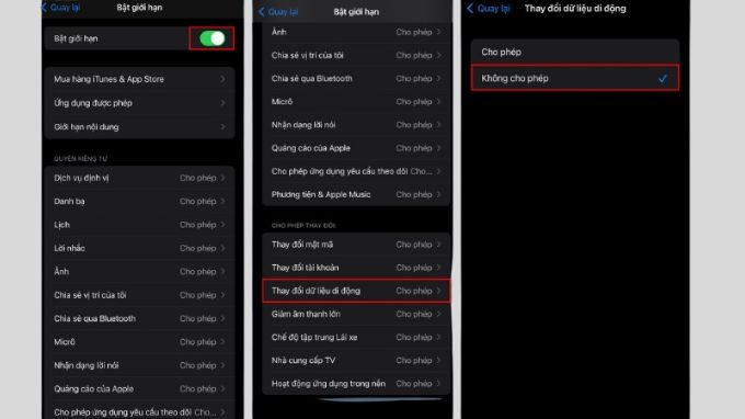 Cách giới hạn 4G người dùng trên 007win.com nền tảng chơi game sòng bạc trực tuyến đáng tin cậy nhất iPhone