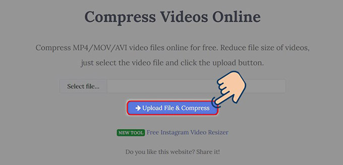 Sử dụng Youcompress để giảm 007Win.com Số #1 Tặng 77K video