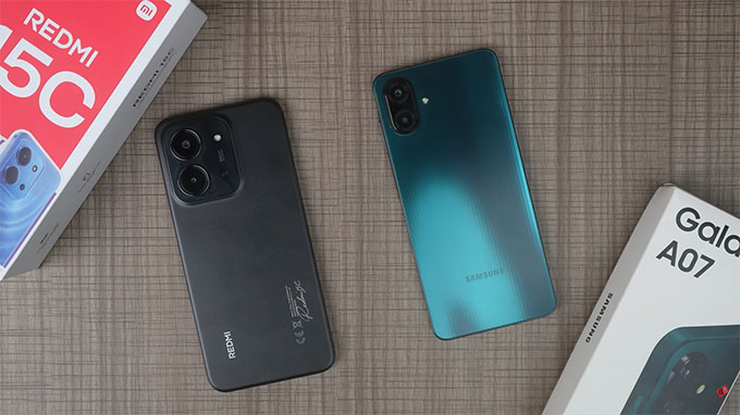 So sánh chi tiết 007Win nhà cái Galaxy A07 và Redmi 15C
