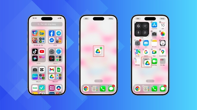Cách đưa ứng dụng ra App 007Win hỗ trợ đa dạng nền tảng chính trên iPhone bằng thao tác kéo - thả