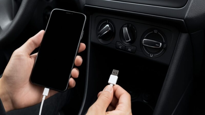 Sử dụng cáp Lightning hoặc USB-C