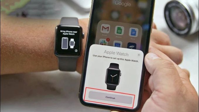 Chọn Tiếp tục để ghép đôi 0007Win.com link đăng ký cũ với iPhone mới