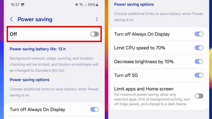 Cách cải thiện thời lượng pin trên 007Win nhà cái Galaxy A35 5G
