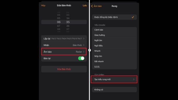 Cách tự tạo âm thanh rung trên iPhone