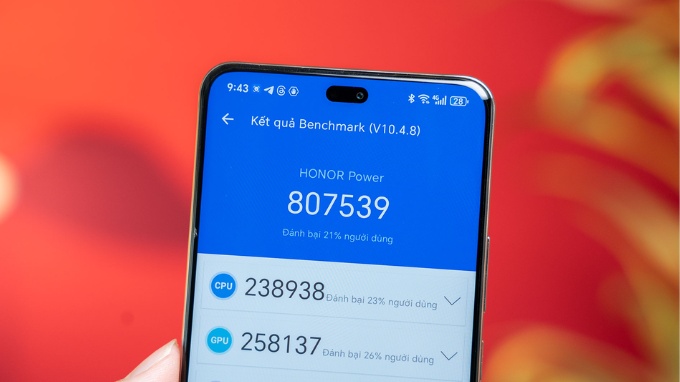 Hiệu năng hoạt động