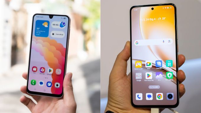 So sánh App 007Win hỗ trợ đa dạng nền tảng 007Win nhà cái Galaxy A17 5G vs Realme 14 Pro 5G