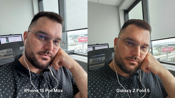 Ảnh chụp selfie trên 007win.com nền tảng chơi game sòng bạc trực tuyến đáng tin cậy nhất và Galaxy Z Fold 5