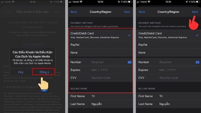 Cách chuyển vùng iPhone sang Mỹ trên App Store