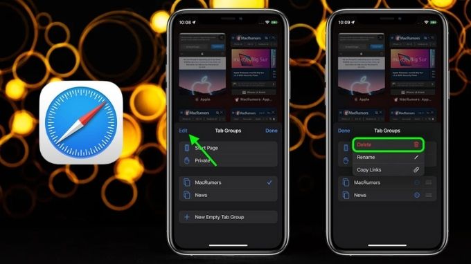 Thiết lập Safari Groups trên iPhone