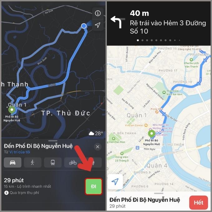 Cách bật chỉ đường bằng giọng nói trên iPhone với Apple Maps
