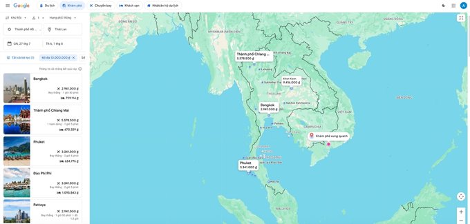 Các ưu điểm nổi bật của Google Flights
