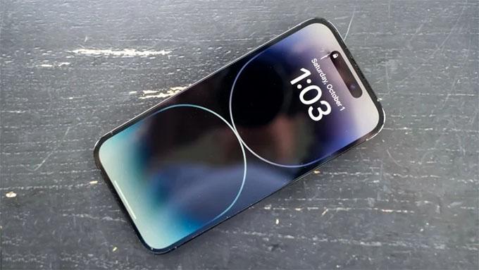 Màn hình iPhone 14 Pro 1TB Cũ (Trầy Đẹp) hiển thị sắc nét