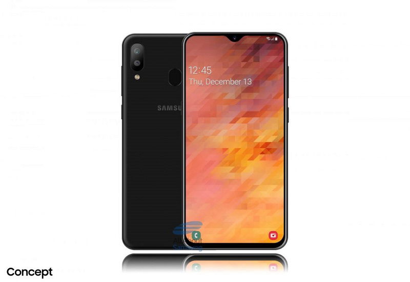 Galaxy M30 xuất hiện được trang bị màn hình 'giọt nước' và 3 camera