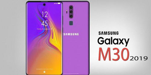 Galaxy M30 xuất hiện được trang bị màn hình 'giọt nước' và 3 camera