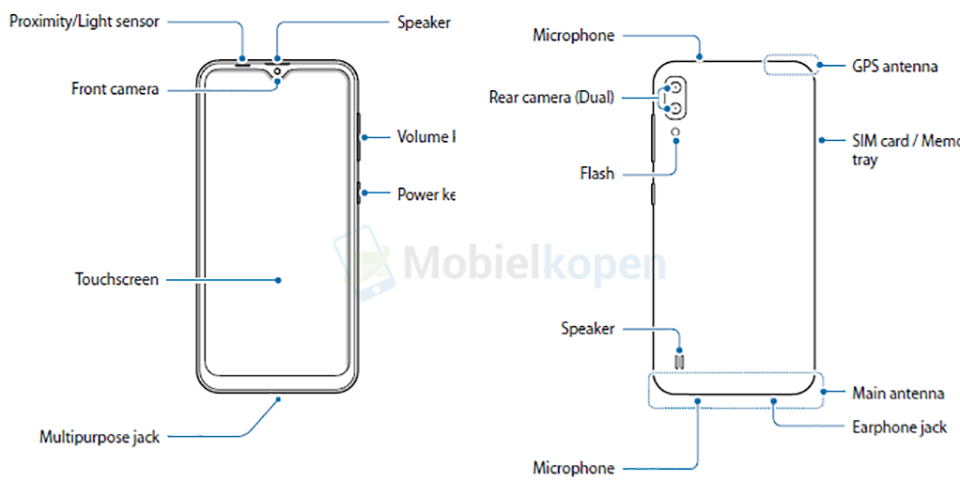 Galaxy M10 vừa được hé lộ thông số kỹ thuật và tính năng mới trên camera