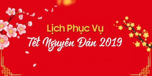 Thông báo lịch nghỉ Tết Kỷ Hợi 2019 tại các cửa hàng 007WIN