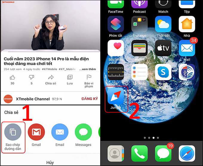 Download video Youtube về iPhone bằng phần mềm Jungle