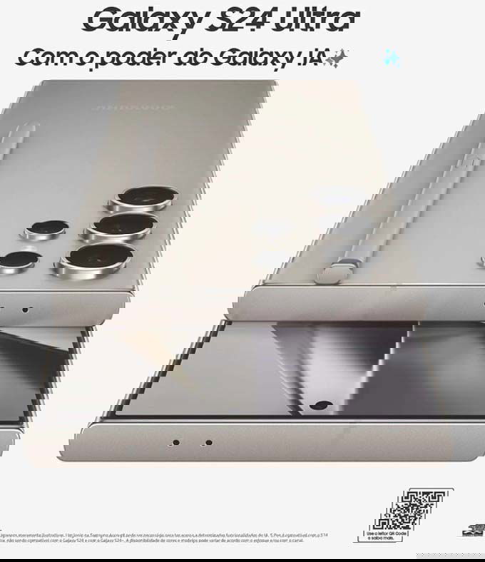 Hình ảnh Galaxy S24 Ultra rò rỉ thông qua poster quảng cáo ở Brazil, tiết lộ Galaxy AI!