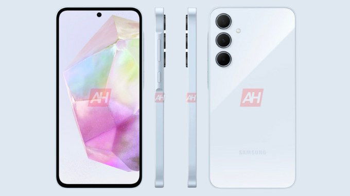 Galaxy A35 màu xanh