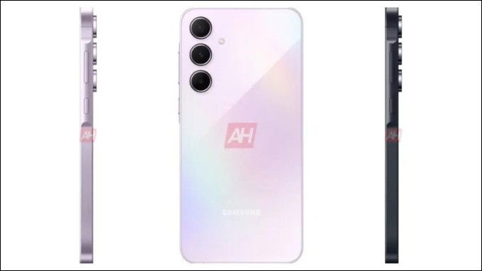 Galaxy A55 lộ ảnh render