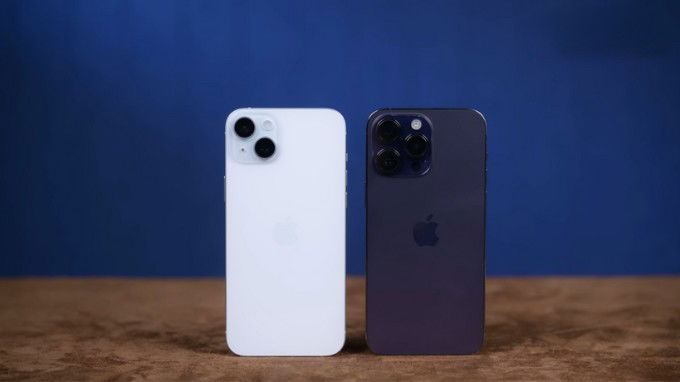 Thiết kế của Phone 15 Plus và iPhone 14 Pro Max