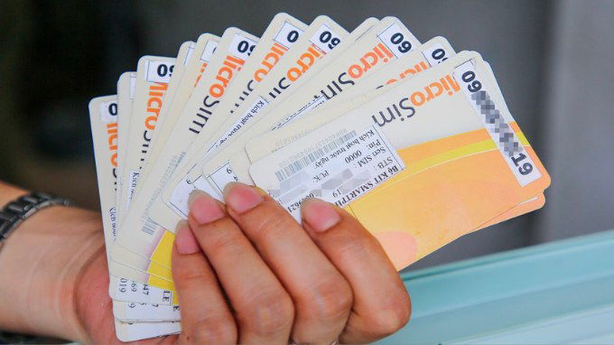 Không được bảo hành khi SIM bị mất hay hư hỏng