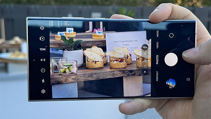 Thiết lập camera Galaxy S24 Ultra 1TB khá ấn tượng
