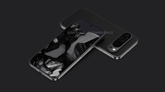 Ảnh render CAD của Pixel 9 Pro