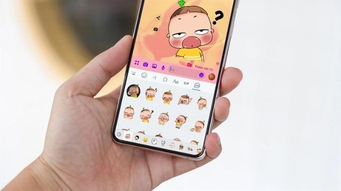 Sticker trên Zalo là những nhãn dán ngộ nghĩnh