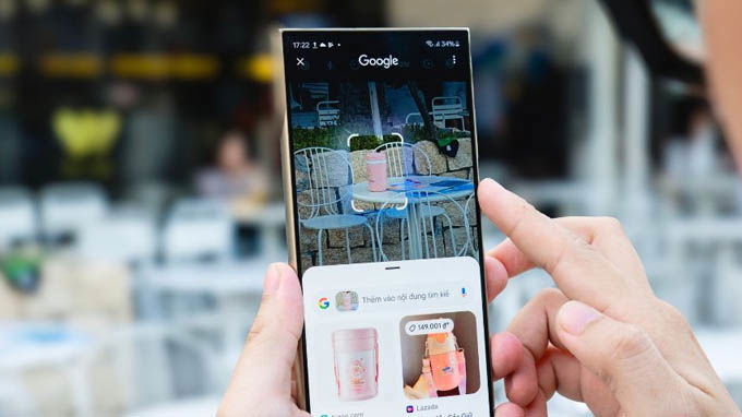 tính năng khoanh tròn tìm kiếm trên galaxy s24 