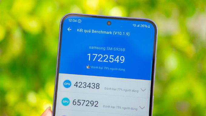 Điểm AnTuTu của Galaxy S24 dùng chip Exynos 2400