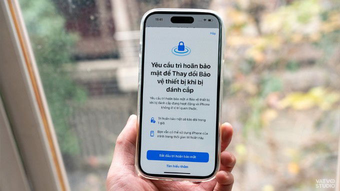 Tính năng bảo vệ thiết bị khi bị đánh cắp
