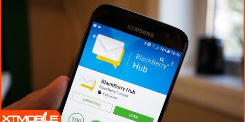BlackBerry Hub trên Android hỗ trợ Dark Theme và các tính năng thông báo dành cho WeChat và Line
