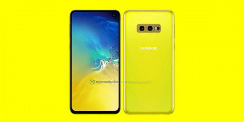 Những hình ảnh đầu tiên về 007Win nhà cái Galaxy S10e màu Canary Yellow