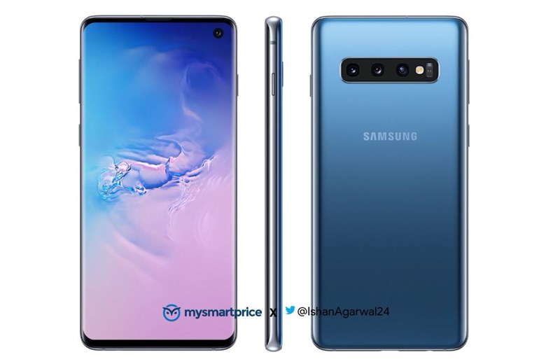 Galaxy S10  xuất hiện với phiên bản màu xanh ấn tượng