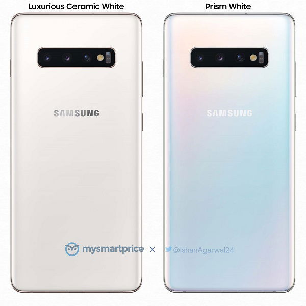 Phiên bản Galaxy S10 Plus vỏ gốm xuất hiện với màu trắng tinh khôi